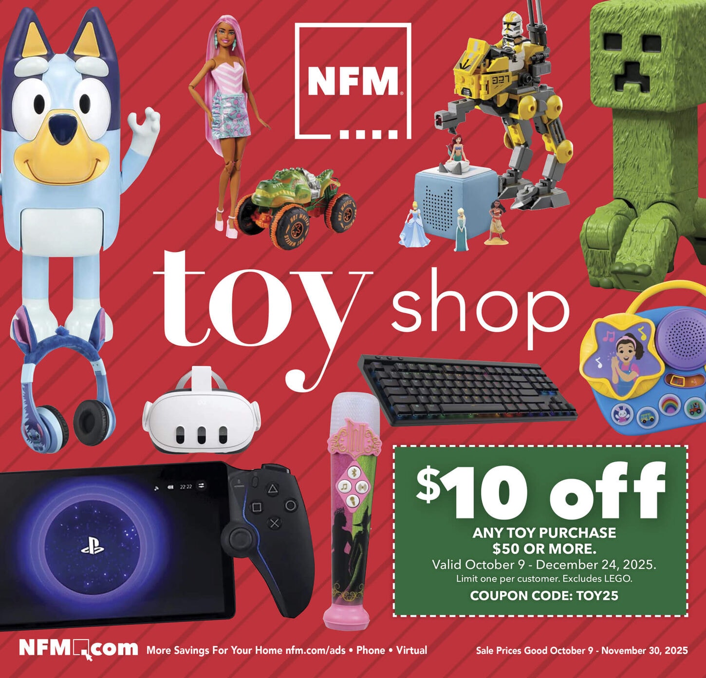 Front Cover of NFM's Toy Shop Catalog