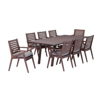 RST Brands Vaughn 9-Piece Sunbrella Patio Dining Set