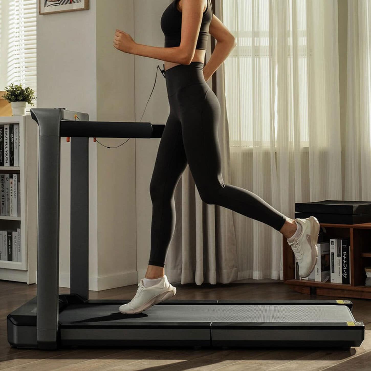 WalkingPad X25+ Folding Treadmill in Silver Gray