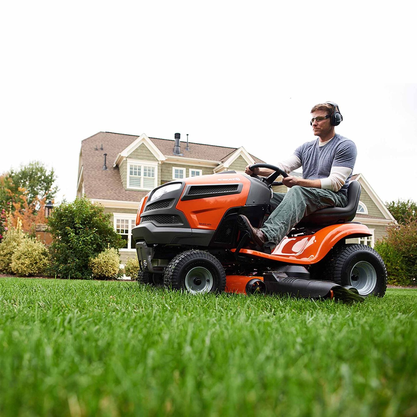 Husqvarna TS 140X Gas-Powered Ride-On Lawn Tractor