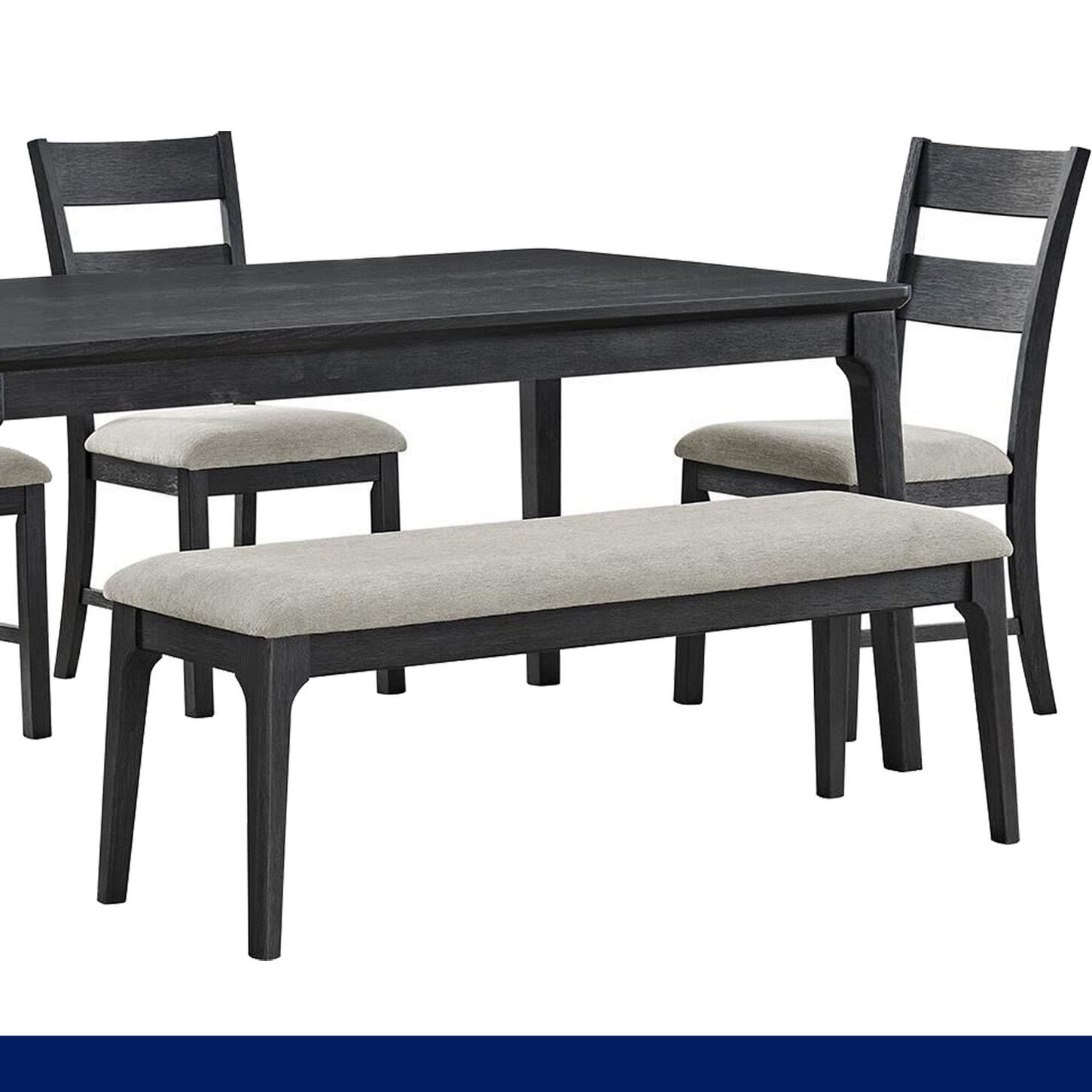 Canadel Core 7-Piece Rectangular Dining Set in Oak Washed and Black