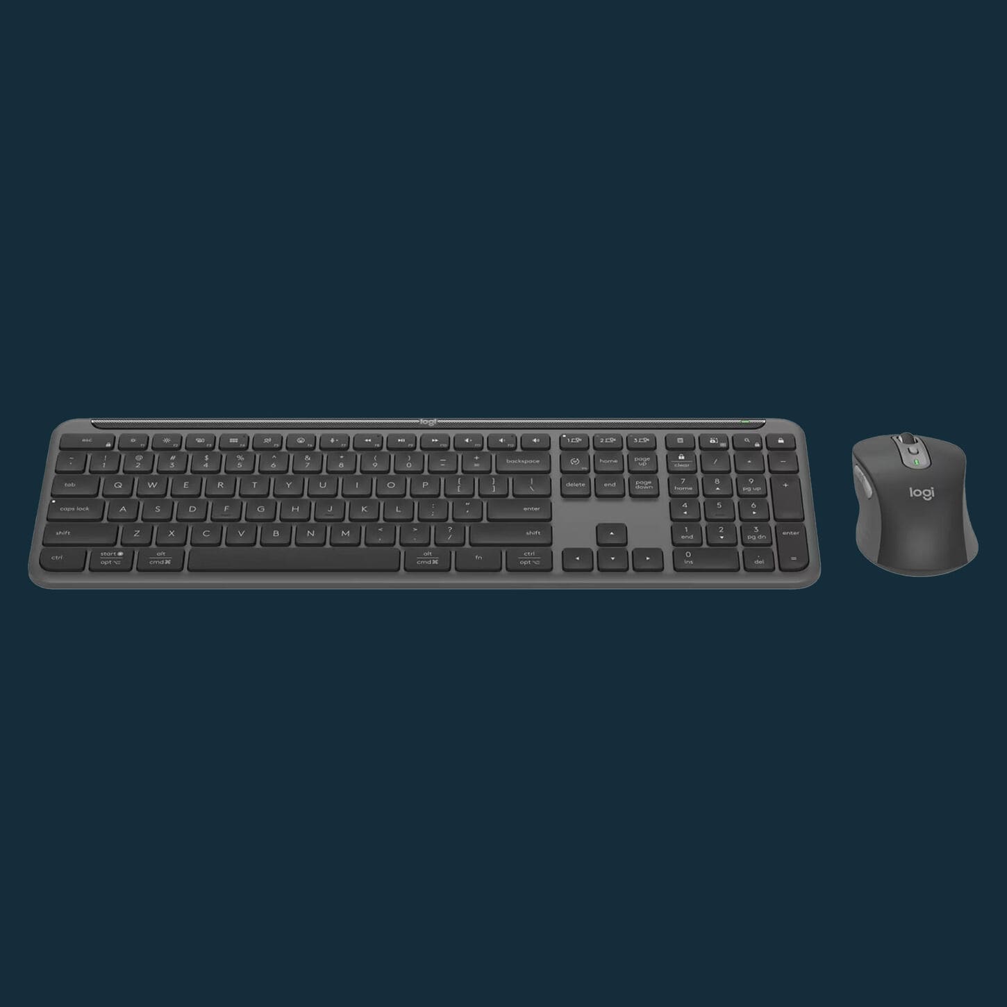 Logitech Signature Slim MK955 Keyboard and Mouse Combo in Graphite
