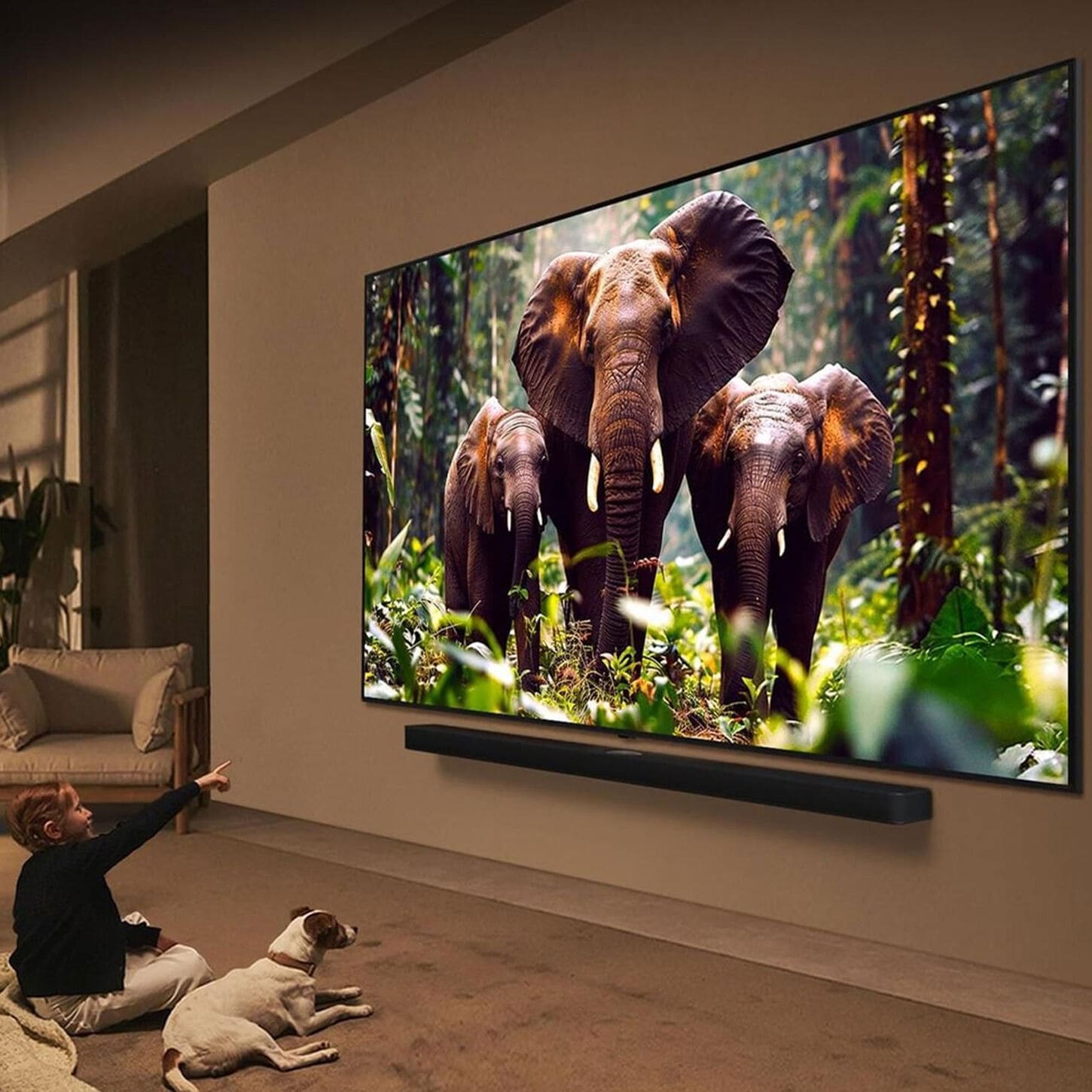 LG 100" Class QNED85A Series AI evo Mini LED 4K Ultra HD in Black - Smart TV