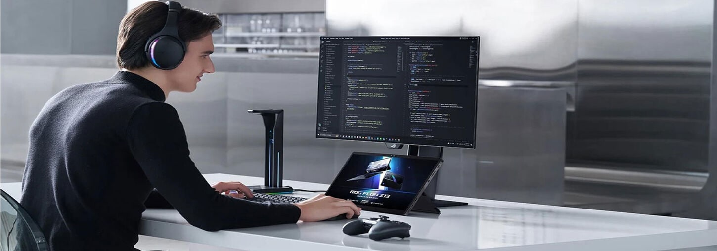 ASUS Flow Z13 13.4" 2-in-1 Gaming Laptop | AMD Ryzen AI MAX+ 395 - 32GB RAM - AMD Radeon 8060S Graphics - 1TB SSD in Black