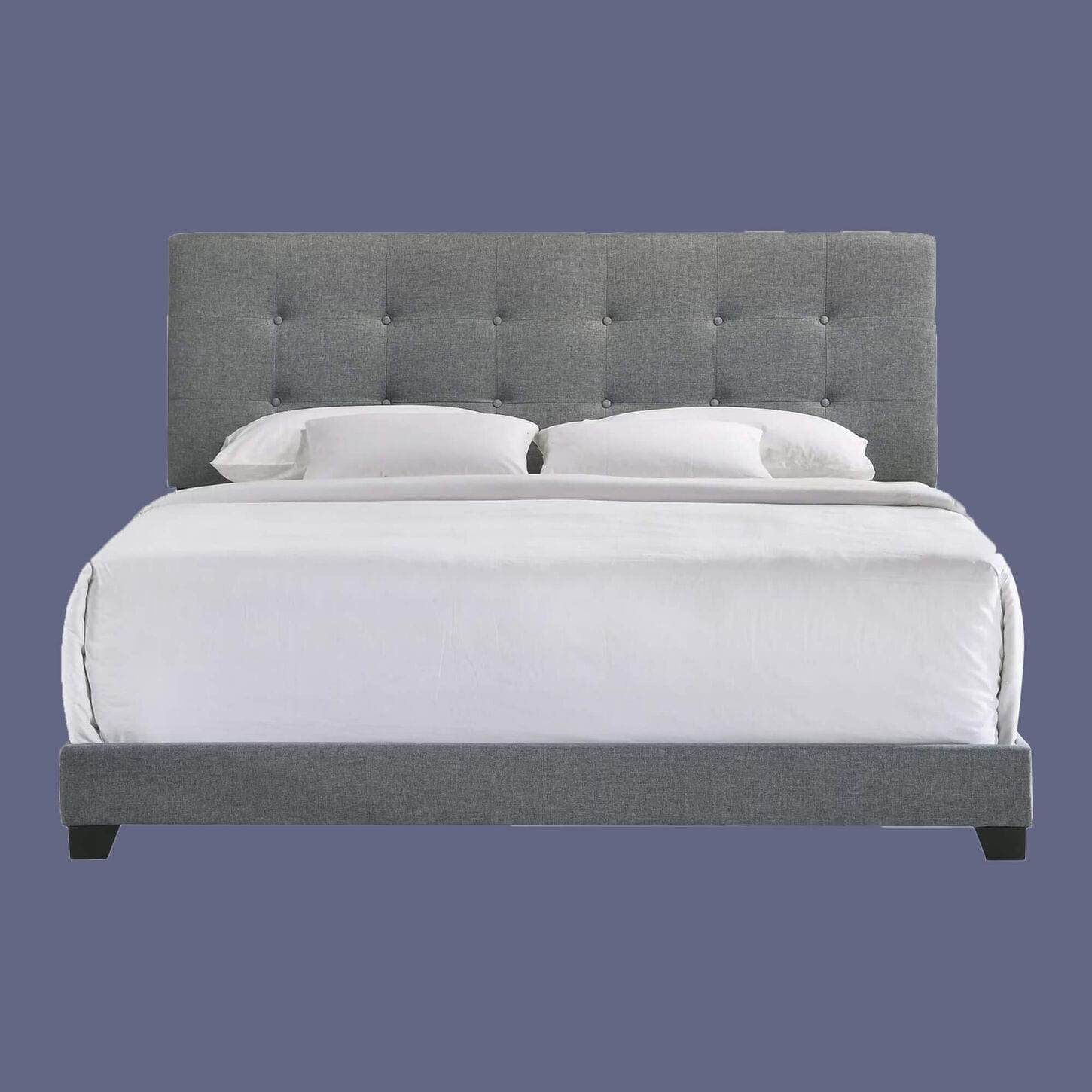 Hawthorne Furniture Addyson Upholstered King Bed in Gunmetal