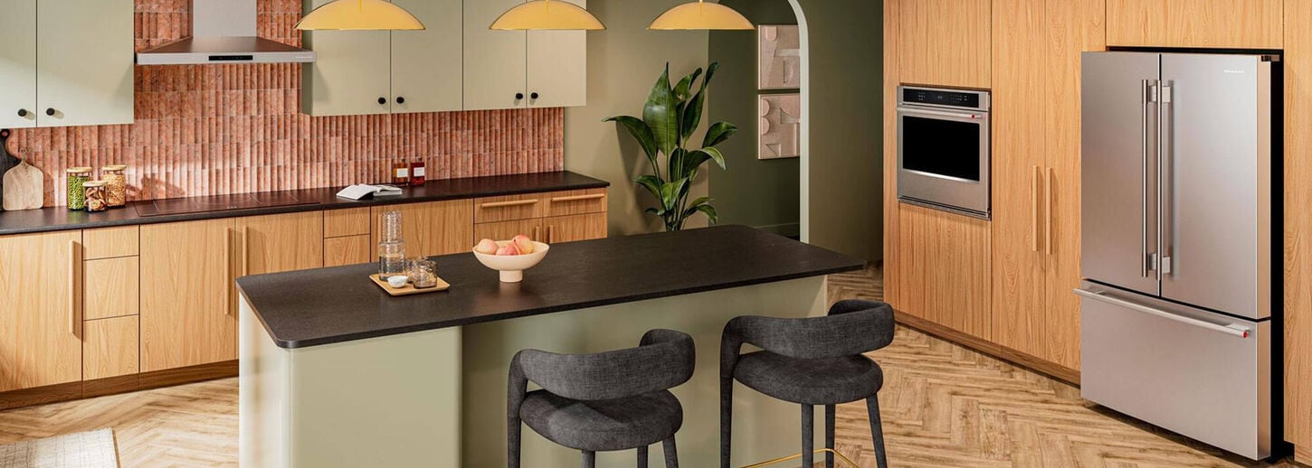Frigidaire Professional kitchen appliances in kitchen