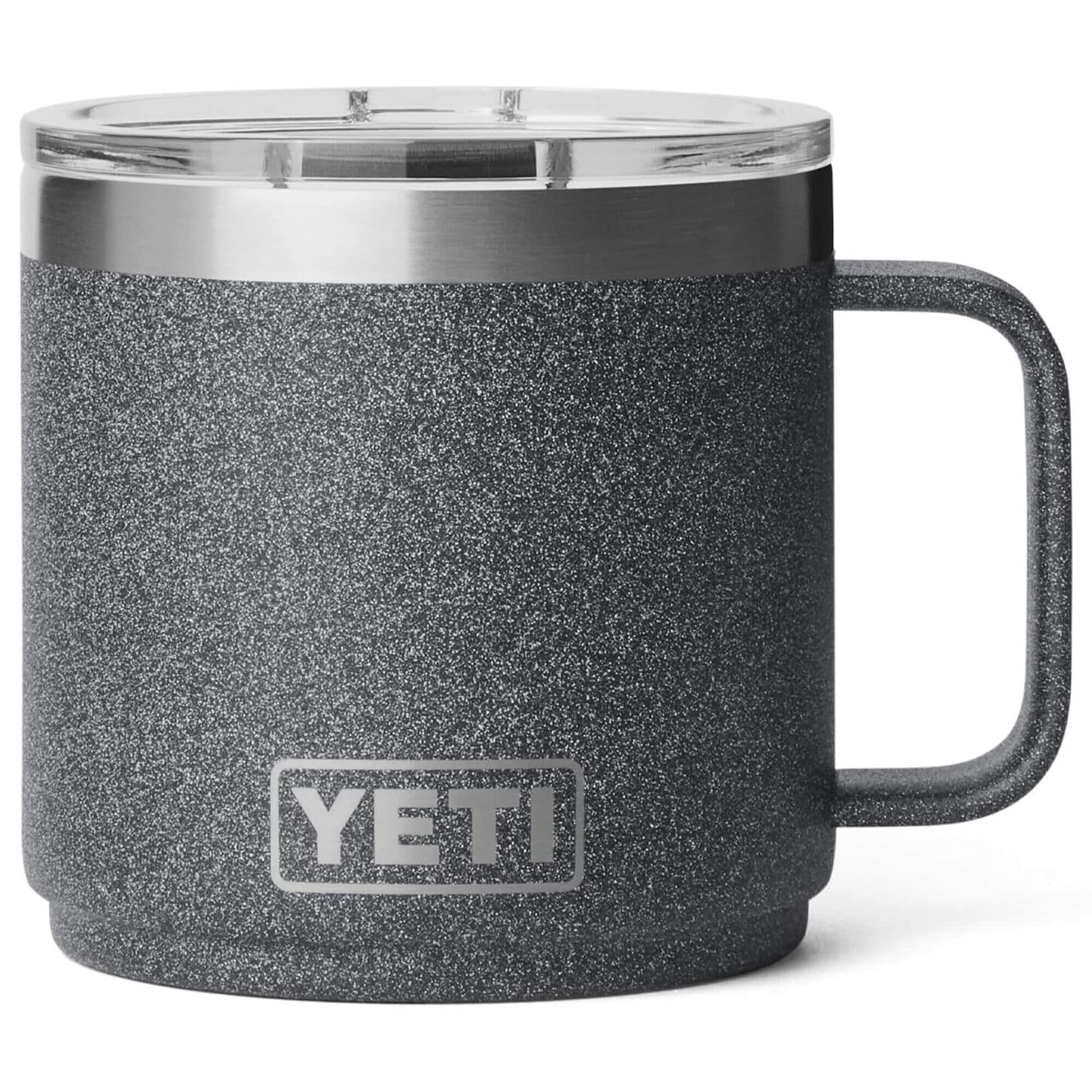 YETI Rambler 14 Oz Ceramic Lined Stackable Mug 2.0 with MagSlider Lid in Black Stone