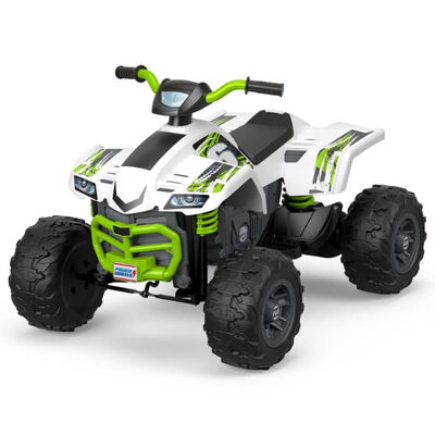 Power Wheels Power Wheels Racing ATV Vehicle in Green and White