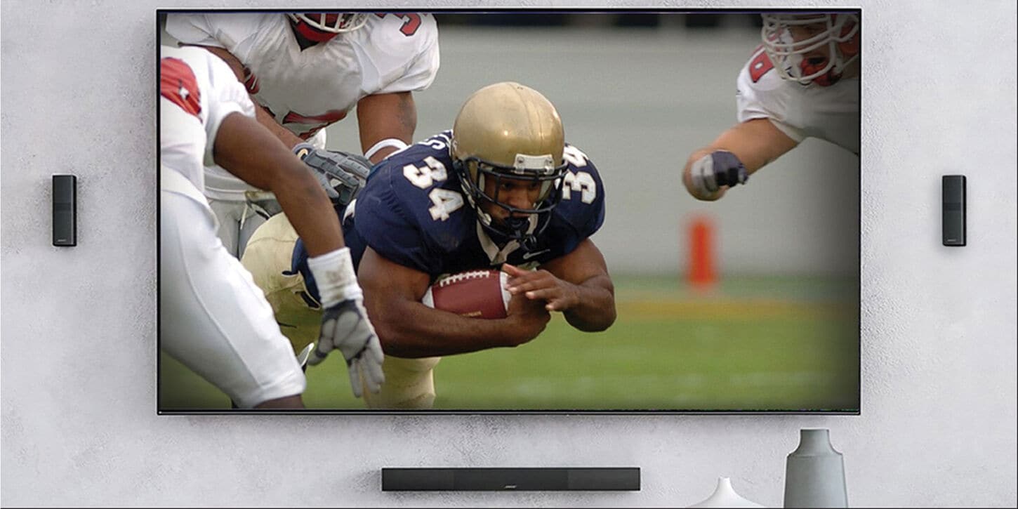 TV with football