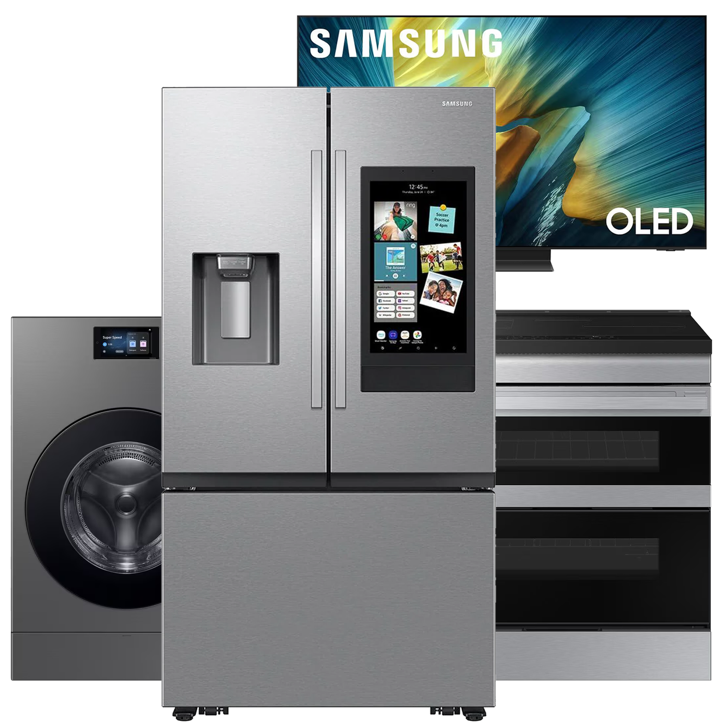 Appliance and electronics products from Samsung