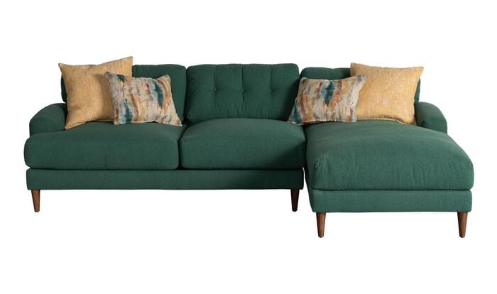 Jonathan Louis Harley 2-Piece Right Facing Stationary Sectional in Euphoria South Seas