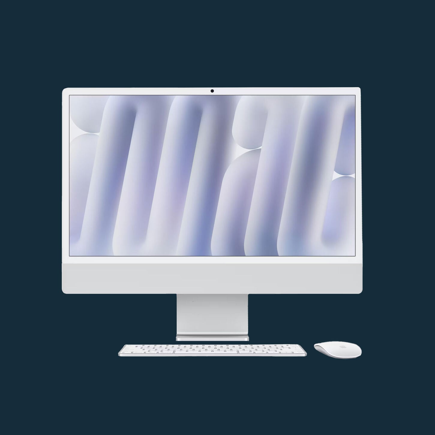 Apple 24-Inch iMac with Retina 4.5K display: Apple M4 Chip with 10-core CPU and 10-core GPU, 24GB Unified Memory, 512GB SSD in Silver (Latest Model)