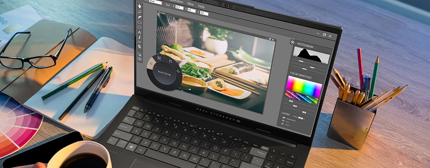 Laptop Computer on Desk