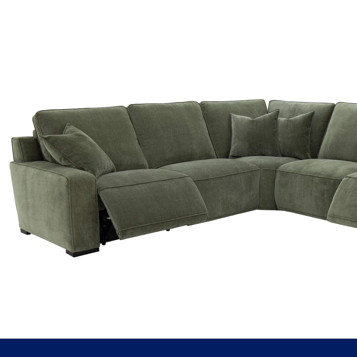 MotoMotion 5-Piece Power Reclining Sectional in Gimlet Moss