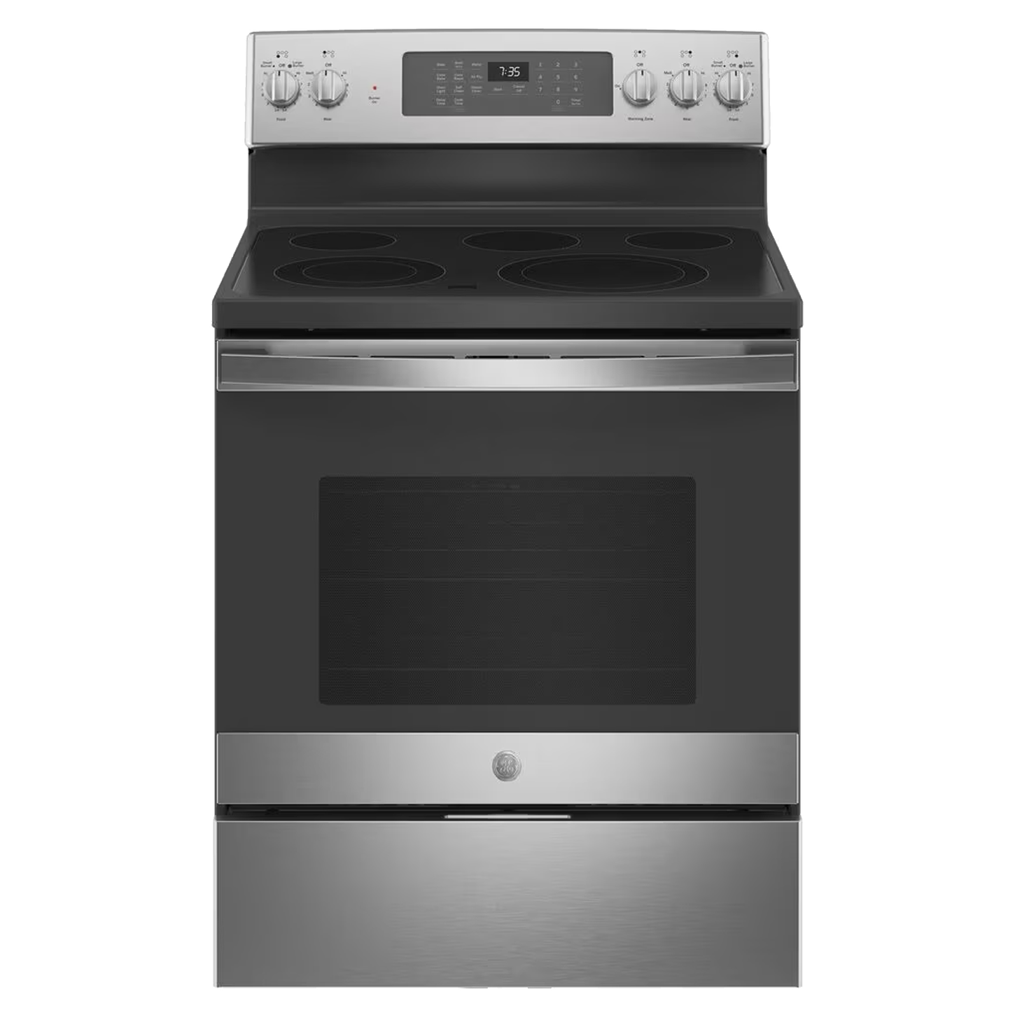 GE Freestanding Electric Range in Stainless Steel