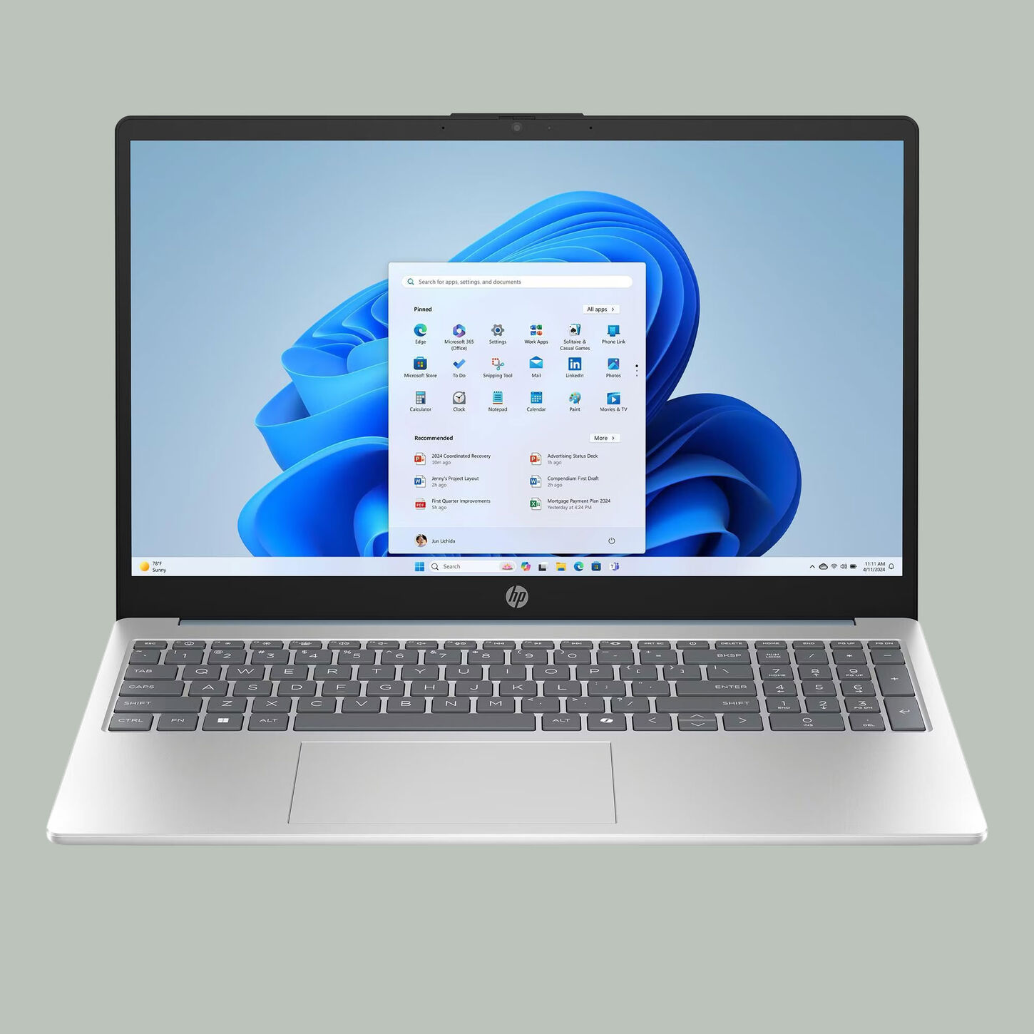 HP 15.6" Laptop Intel Core i3-N305 - 8GB RAM - Intel UHD Graphics - 256GB SSD in Moonlight Blue