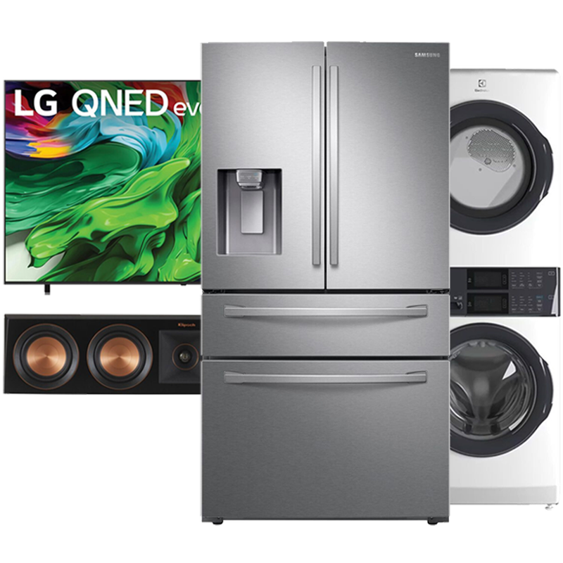 appliance and electronics product assortment