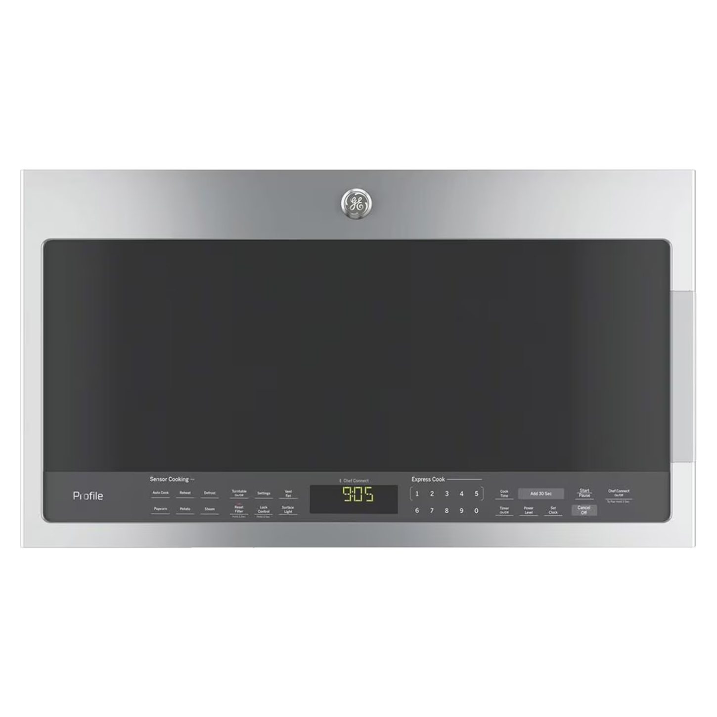 GE Profile Microwaves in Stainless Steel