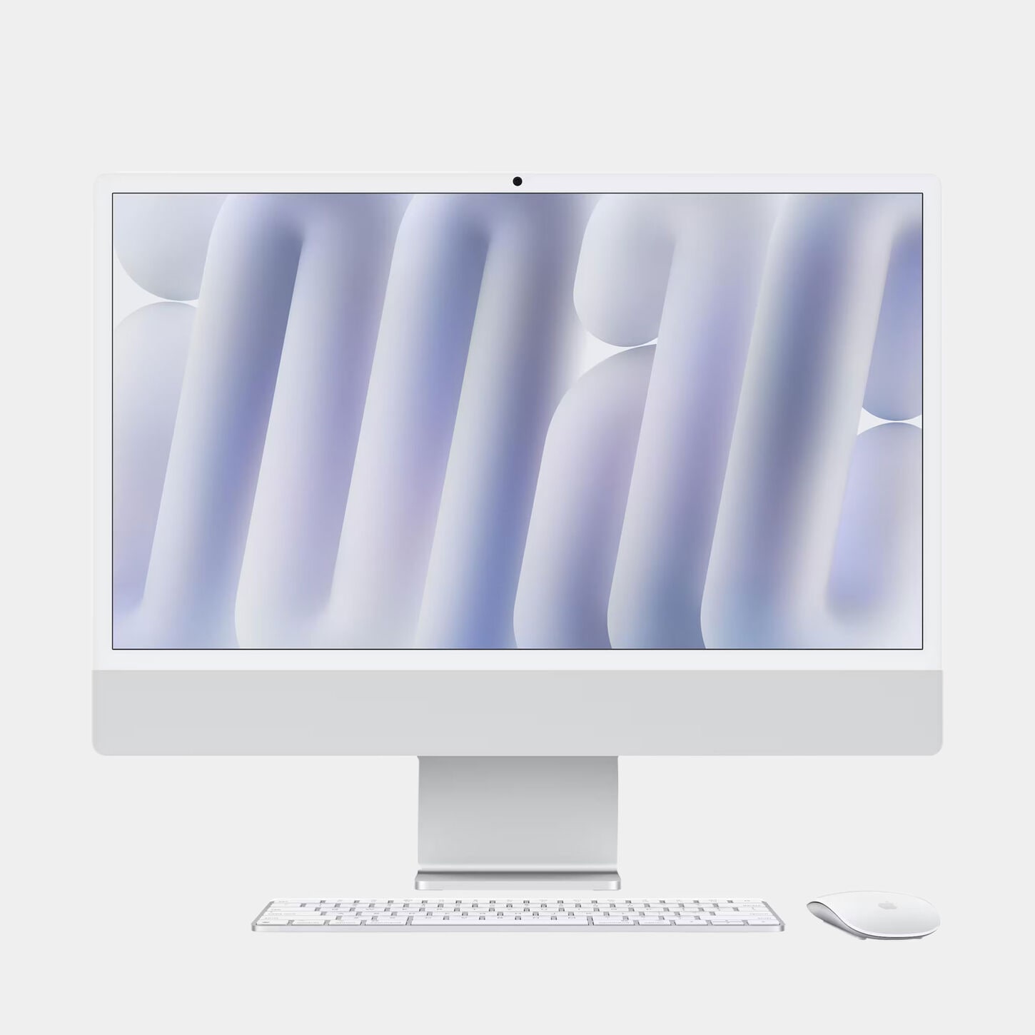 Apple 24-Inch iMac with Retina 4.5K display: Apple M4 Chip with 8-core CPU and 8-core GPU 16GB Unified Memory, 256GB SSD in Silver (Latest Model)