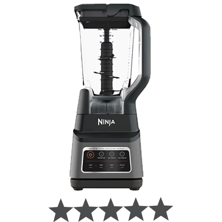 Retro Style 6-Cup Blender, Black