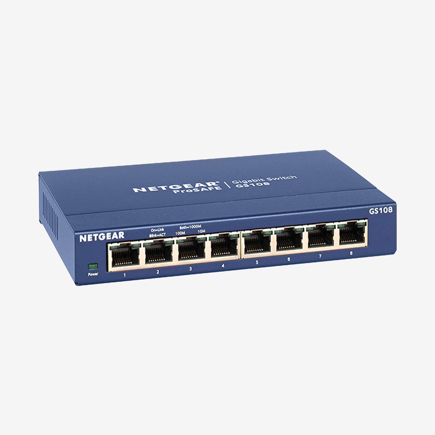 NETGEAR 8-Port Gigabit Ethernet Unmanaged Switch in Blue