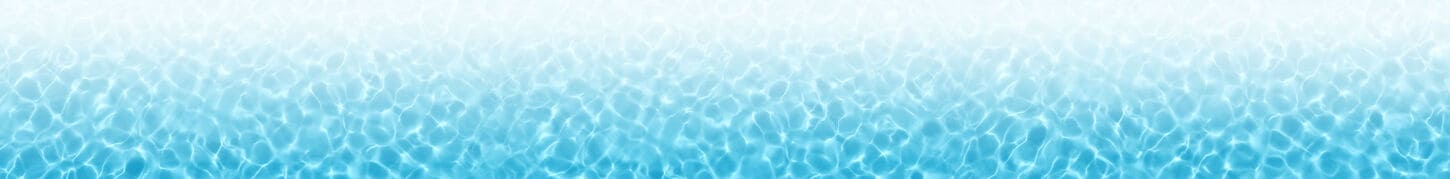 blue water in pool
