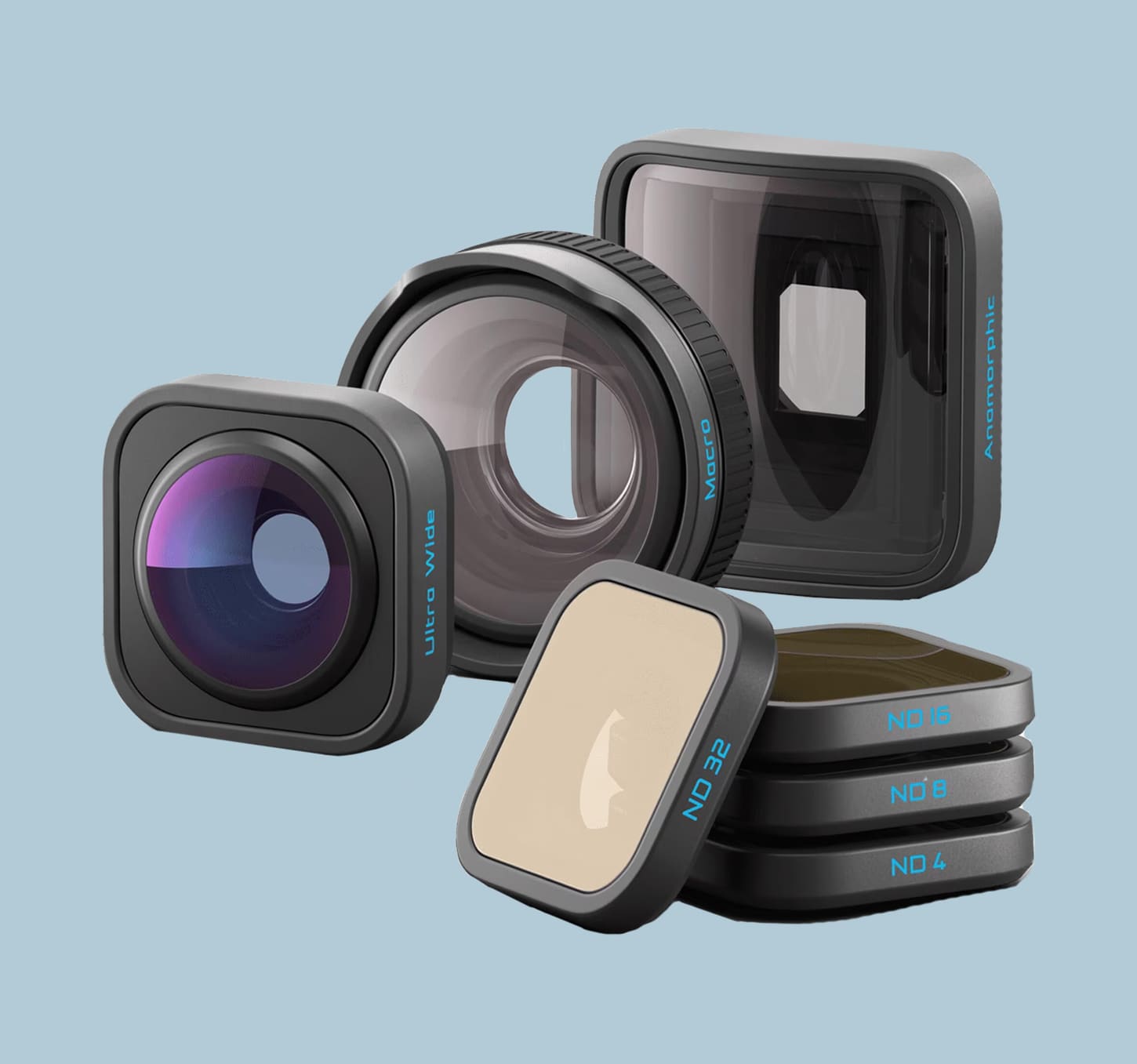 GoPro HB-Series Lens Mods and Filters Kit for HERO13 in Black