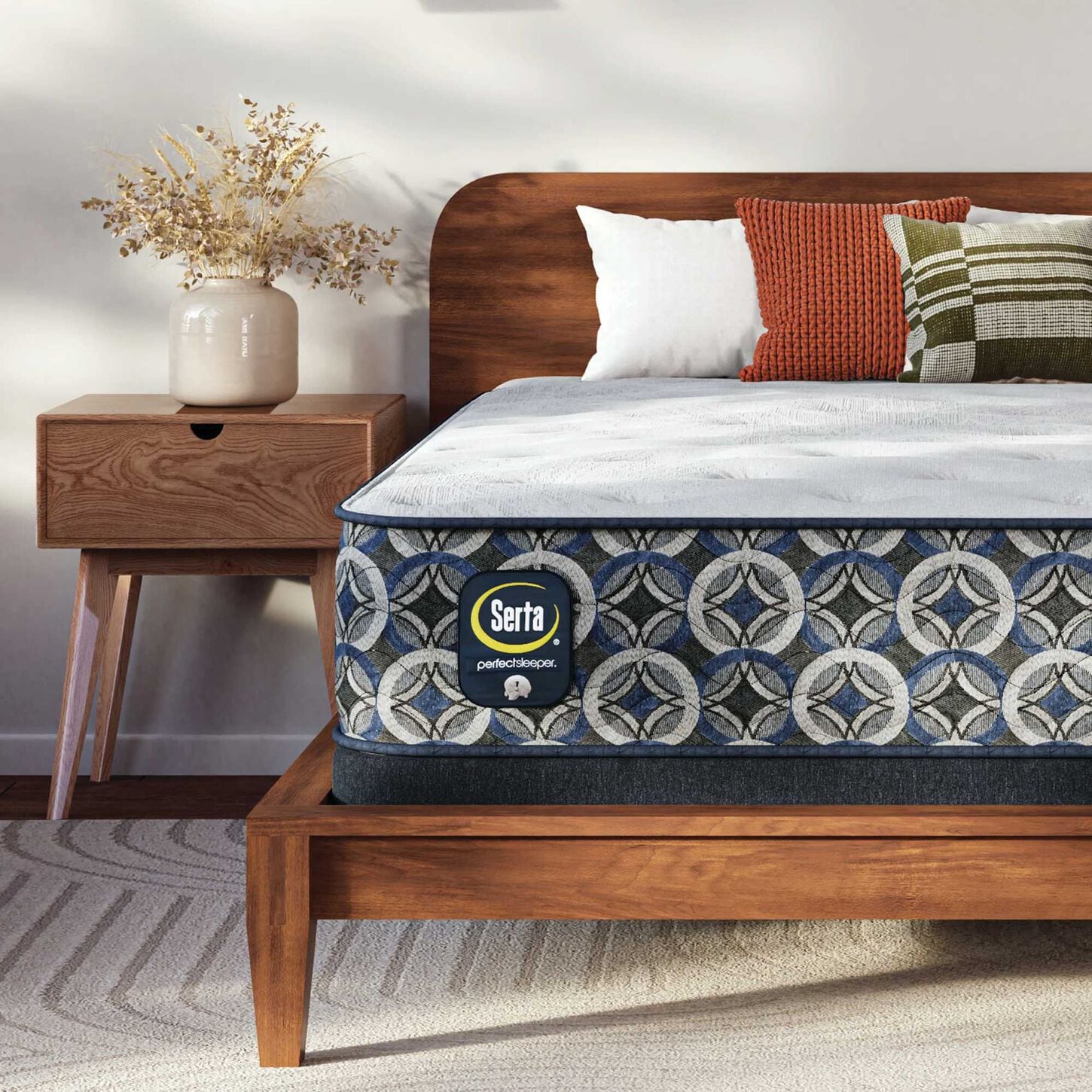 Serta mattress in bedroom