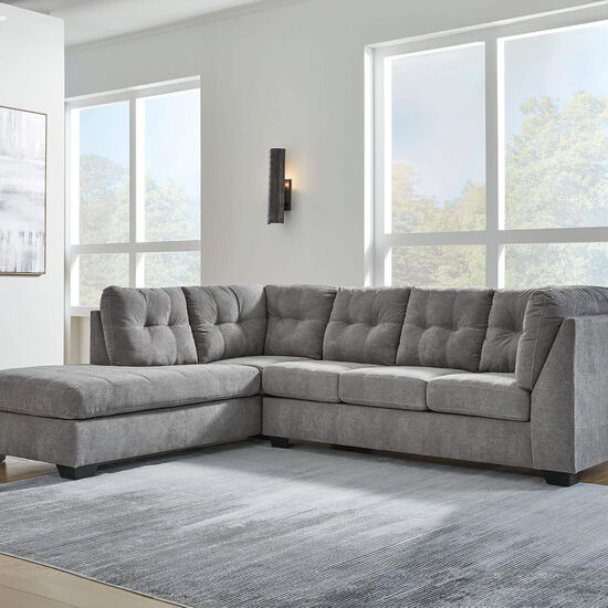 Ashley Marleton 2-Piece Left Facing Sectional with Chaise in Gray