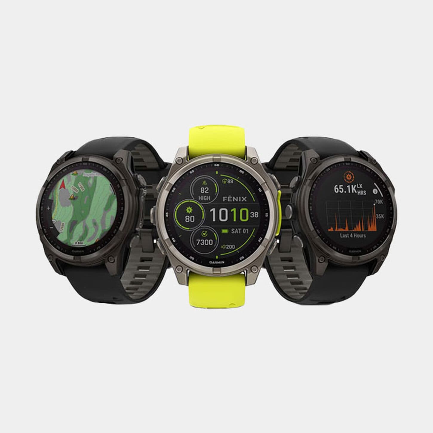 Group of Garmin Smartwatches