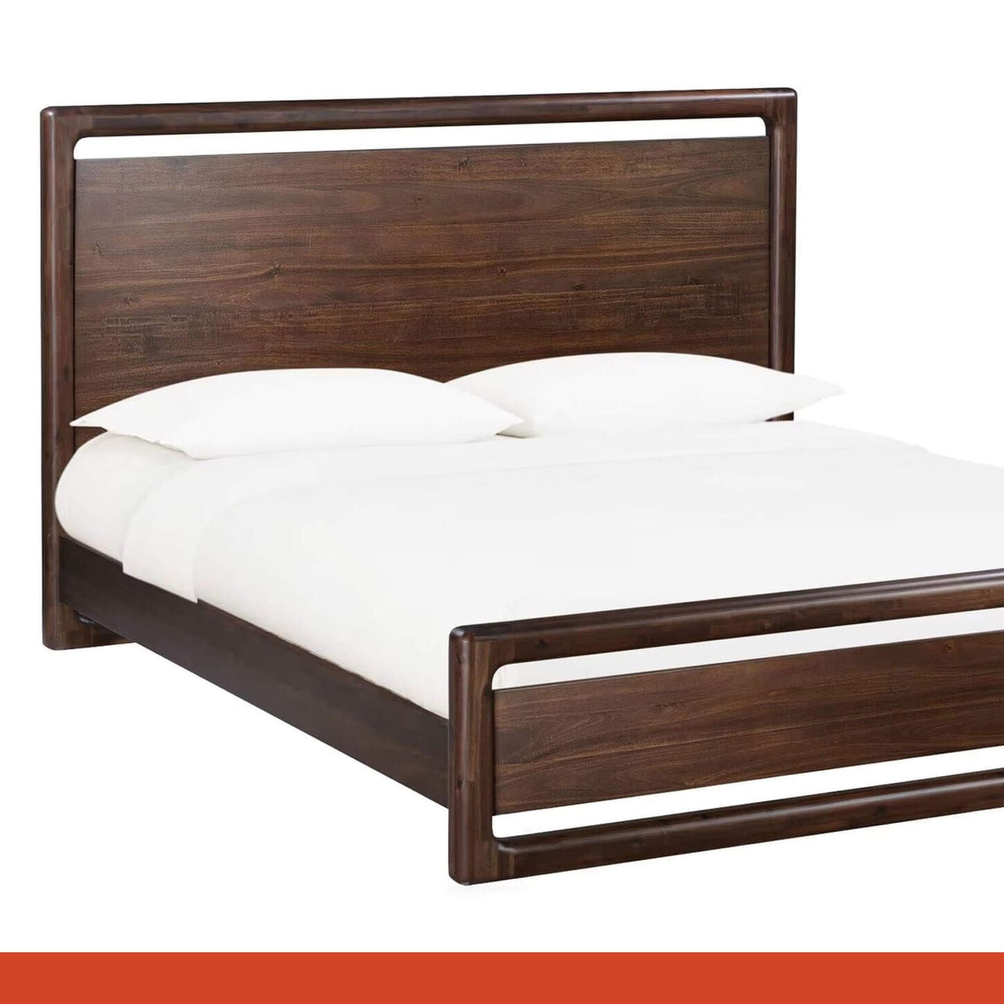 Urban Home Sol Platform Bed in Brown Spice