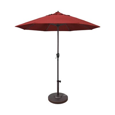 Casa 9 Ft Red Market Umbrella