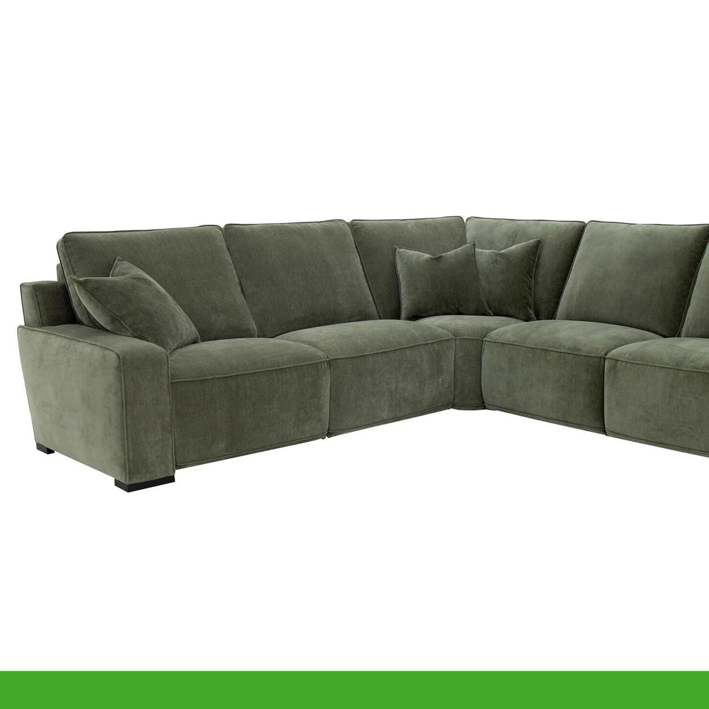 MotoMotion 5-Piece Power Reclining Sectional in Gimlet Moss