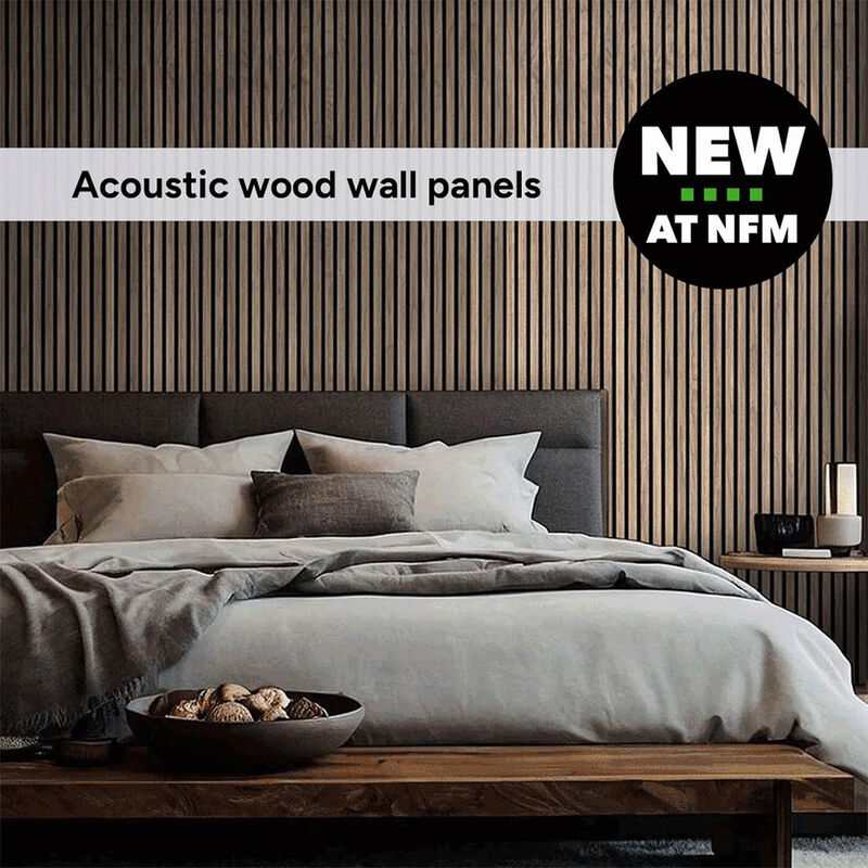 MS International Sonowood Acoustic Wood Slat in umber