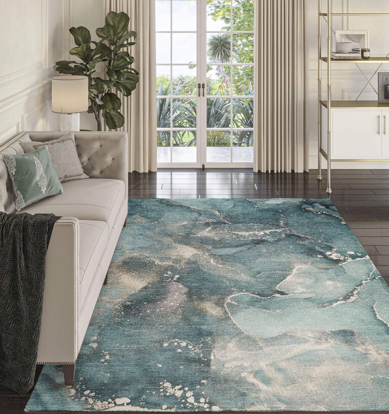 Dalyn Rug Company Odyssey Teal Area Rug