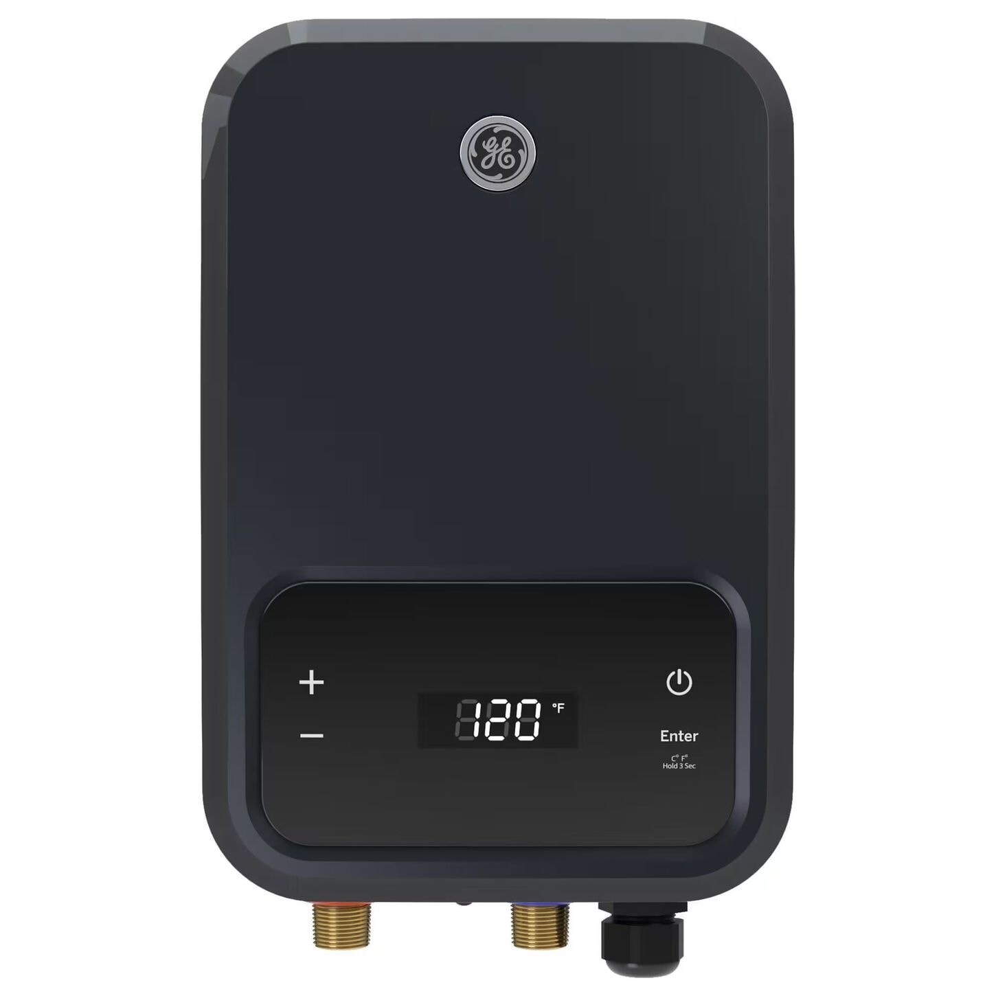 GE Appliances 27 kW Tankless Electric Water Heater in Diamond Gray