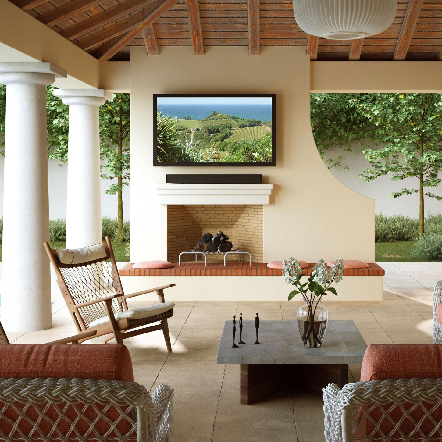 Furrion Aurora 50" Class Full Shade 4K UHD LED Smart webOS Outdoor TV