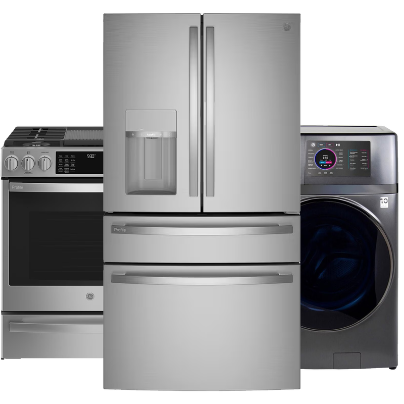 GE Profile Appliances in Stainless Steel