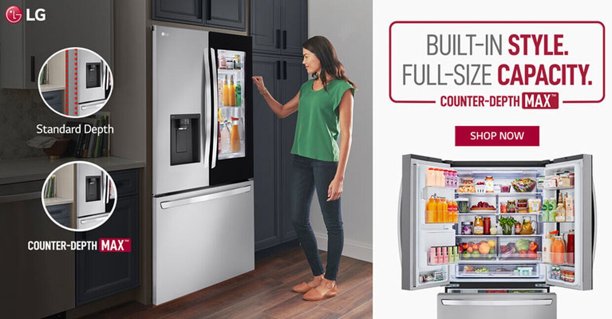 LG Counter Depth MAX Refrigerators | Shop Now