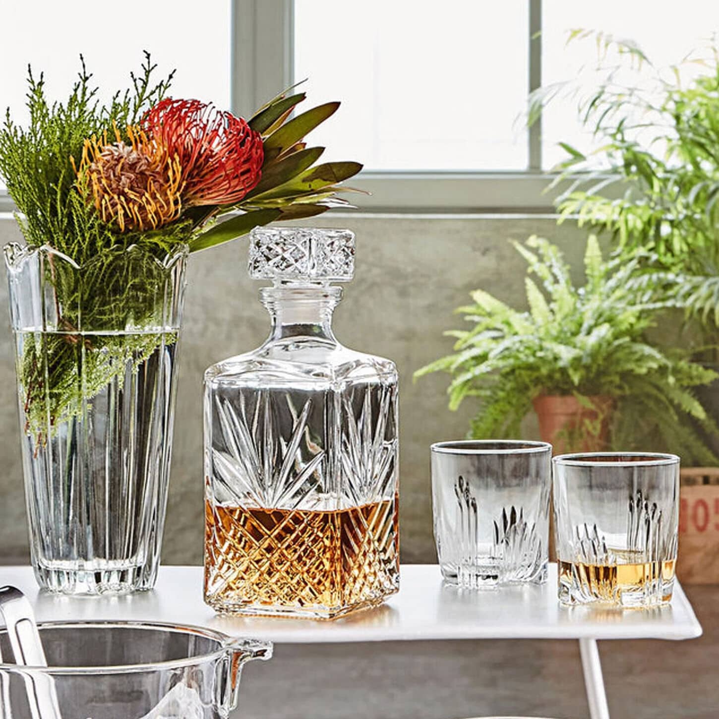 Bormioli Selecta Whiskey Decanter in Clear