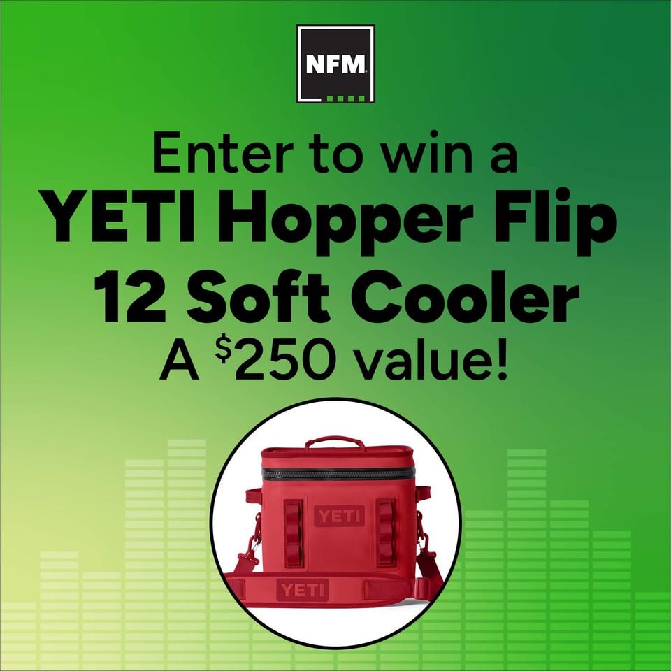 Yeti cooler in red