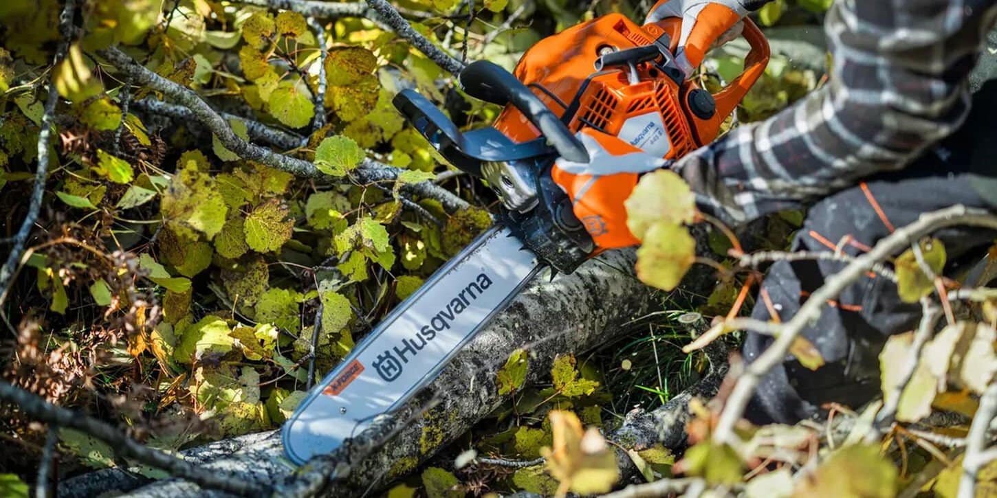 Husqvarna 445S 18" Chainsaw in Orange