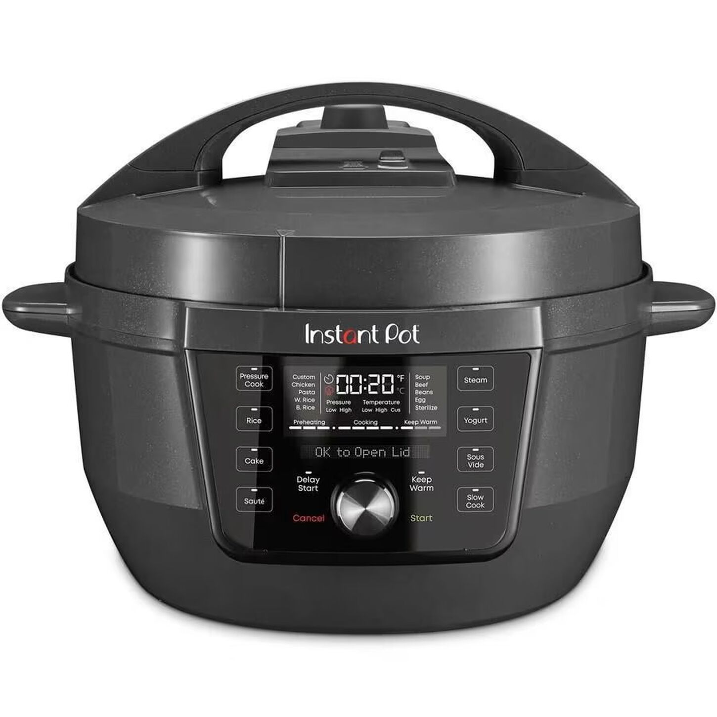 Instant Brands RIO 7.5-Quart Wide Plus Multicooker in Black