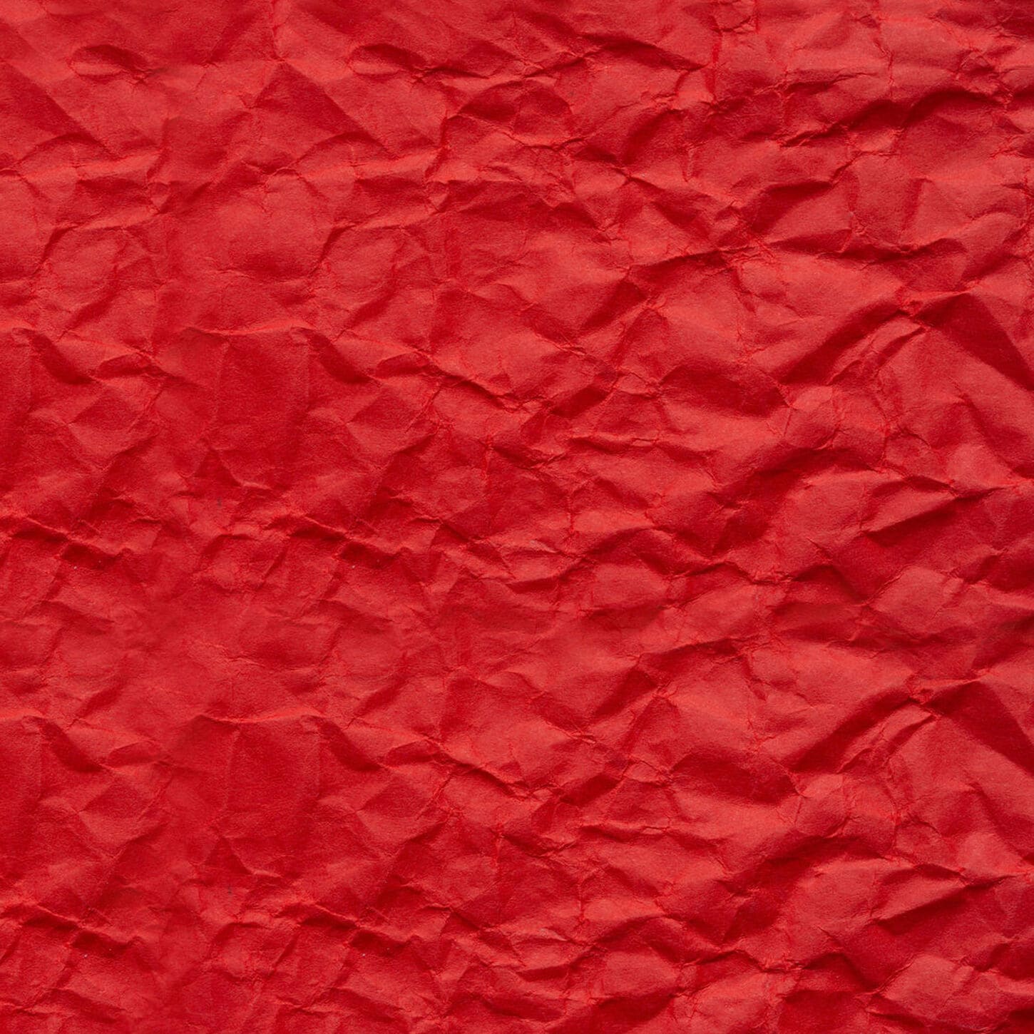 Red crinkle paper
