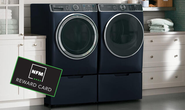 GE Washer and Dryer Pair with NFM Reward Card