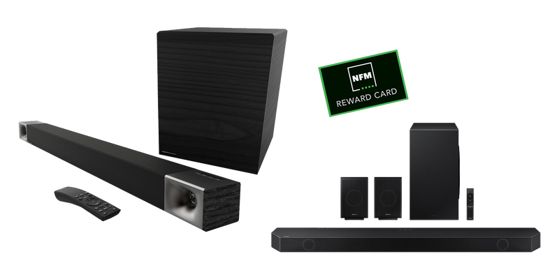 Soundbars and NFM Reward Card