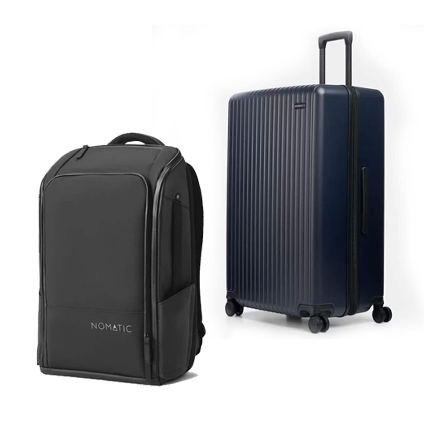 Traveling suitcase and carry on bag