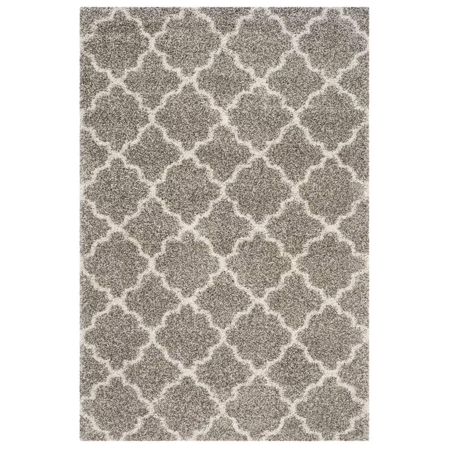 Safavieh Hudson Shag SGH282B-6 6' x 9' Grey/Ivory Area Rug