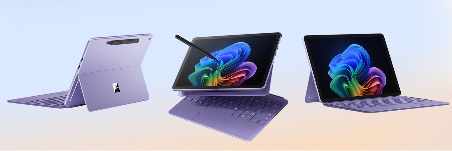 Purple Microsoft Surface Pro Family 2-in-1 PCs