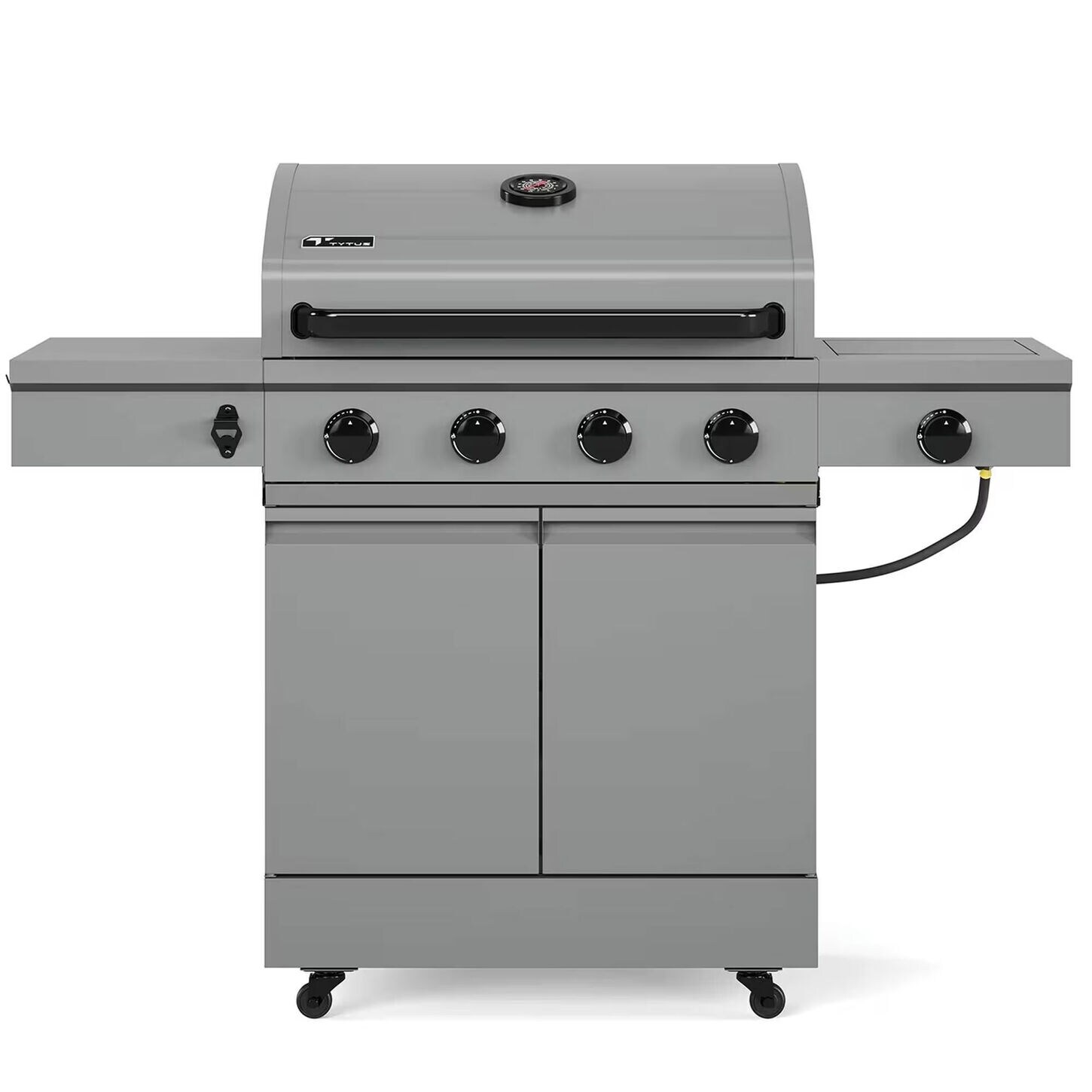 Tytus Anaheim 4-Burner Gas Grill in Gunmetal Gray